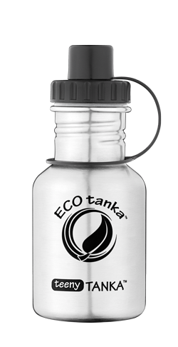teenytanka with sports lid ECOtanka teenyTANKA 350ml stainless steel bottle with sports lid