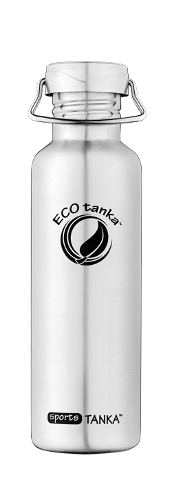 ECOtanka sportstanka with stainless steel bamboo lid