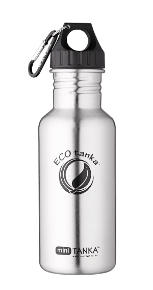 ECOtanka miniTANKA 600ml stainless steel bottle ECOtanka minitanka with poly loop lid