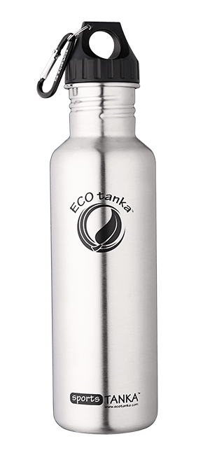 ECOtanka sportstanka with poly loop lid ECOtanka sportsTANKA 800ml stainless steel bottle