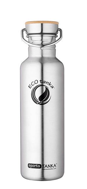ECOtanka sportsTANKA 800ml stainless steel bottle ECOtanka sportstanka with stainless steel bamboo lid