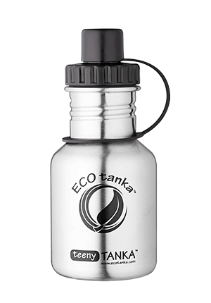 teenytanka with sports lid ECOtanka teenyTANKA 350ml stainless steel bottle with sports lid